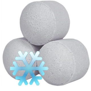 Mini Boules de Bain Noël Blanc